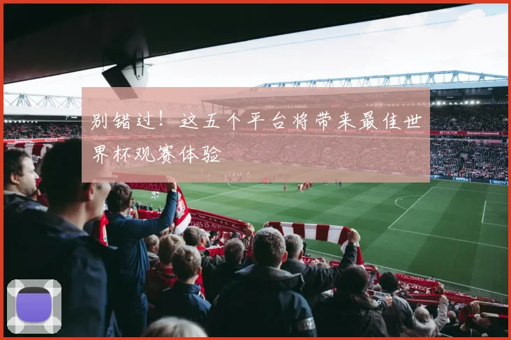 别错过！这五个平台将带来最佳世界杯观赛体验